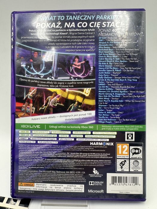 PL Dance Central 3 Xbox 360 Gwarancja