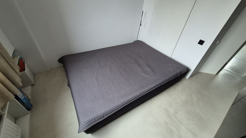 Łóżko 140x200 + materac + narzuta