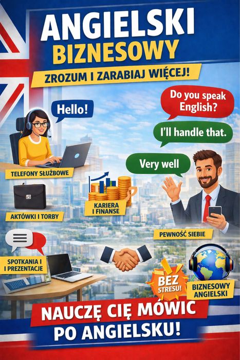 Konwersacje po angielsku oraz angielski biznesowy