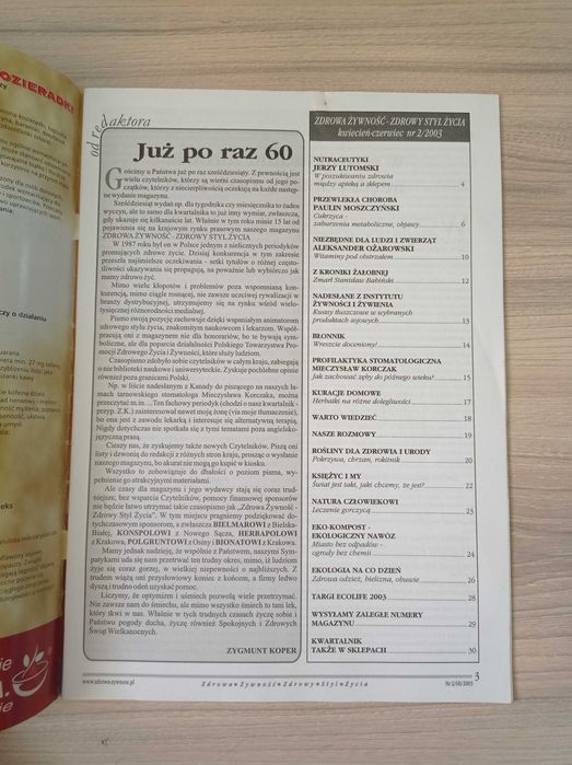 Zdrowa żywność Zdrowy styl życia, 2/2003, 3/2003