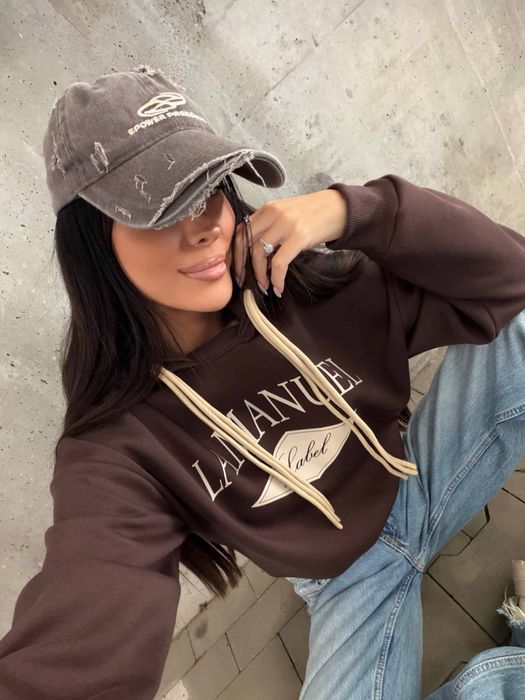 Bluza damska Blush czekolada La Manuel