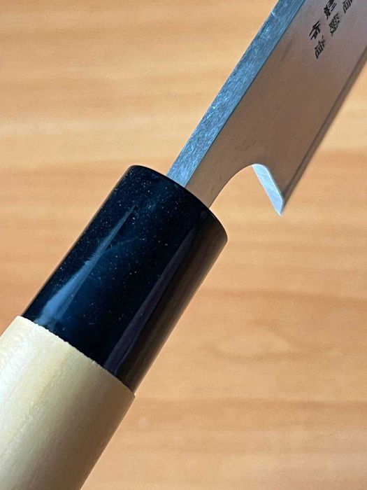 Японский кухонный нож Дэба HIDEMASA, ручная ковка, Made in Japan, 140 мм