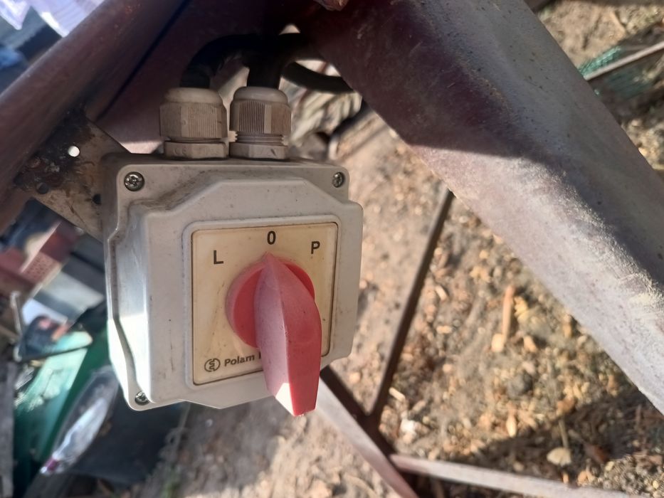 Łuparka świdrowa 5,5kW z motoreduktorem