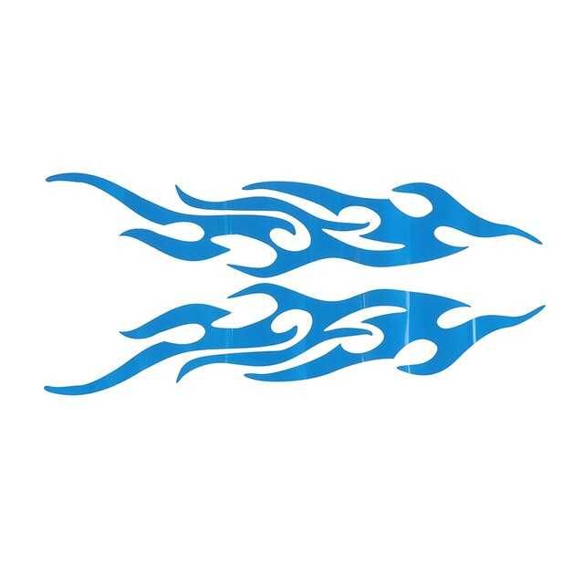 Автомобильные наклейки Пламя 30 см (2 штуки)