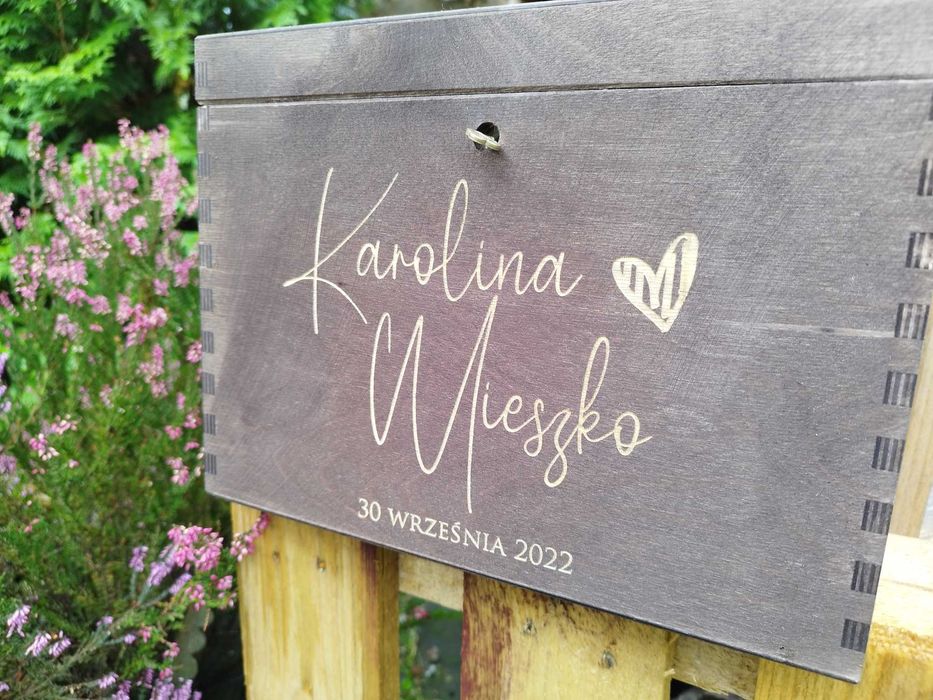 Skrzynka na koperty*ślubna