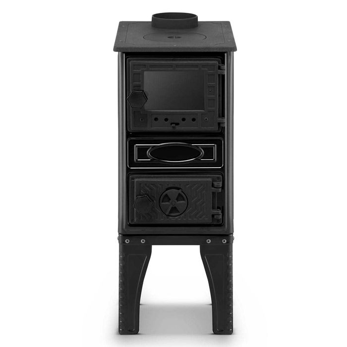 Piec wolnostojący kominek koza żeliwny SIGMA 304G z fajerką 10kW