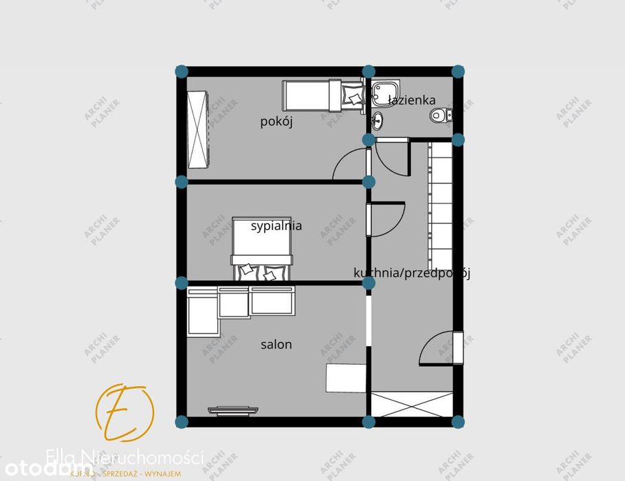 3 pokojowe w ścisłym centrum Legnicy