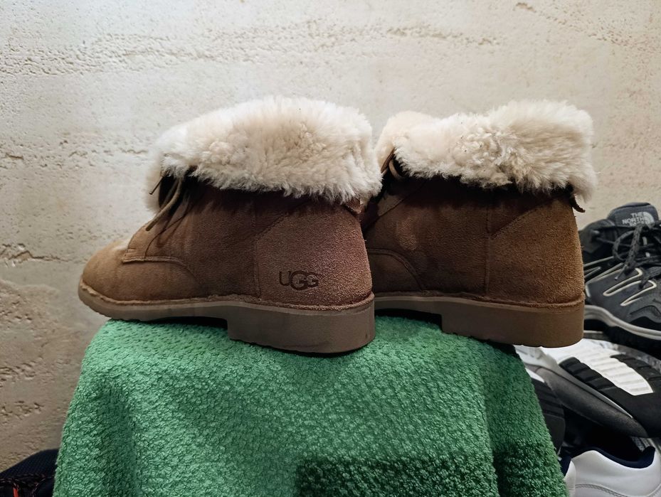 Damskie zimowe botki UGG QUINCY r.42 skóra stan bardzo dobry
