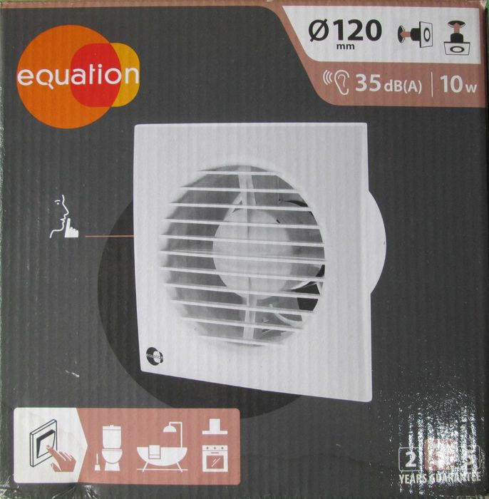 Extractor de banho Equation Q2 120mm (novo)