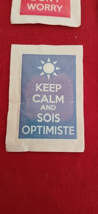 Pacotes de açúcar Keep calm...