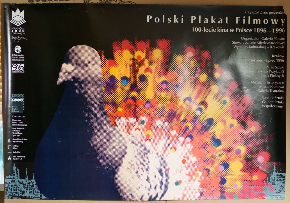 Stary Plakat - Polski Plakat Filmowy 100-lecie kina w Polsce 1996r.