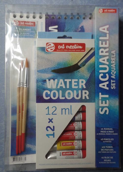 Conjunto de Aquarela Novo/Selado (897)