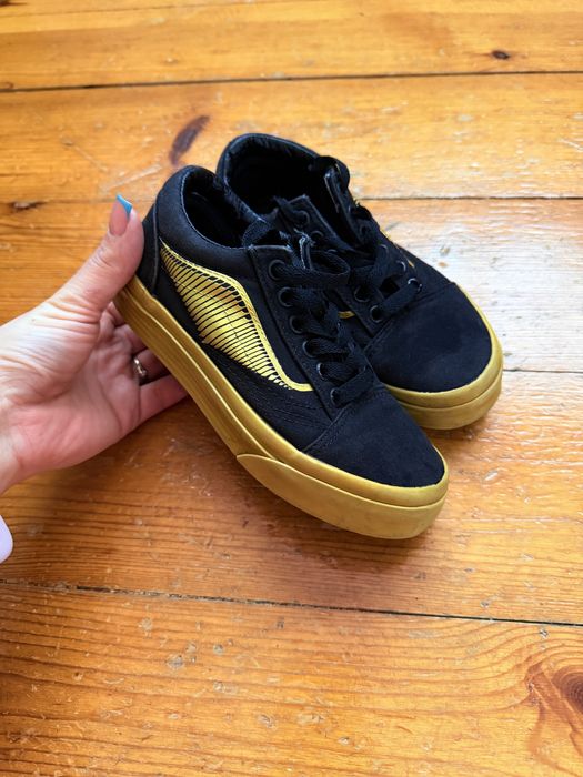 Vansy trampki snekarsy złoty czarny