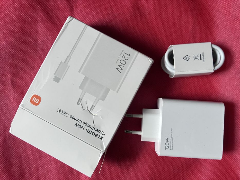 Оригінальна зарядка Xiaomi 120W та 90W HyperCharge з Turbo кабелем 6A (BHR9462EU)