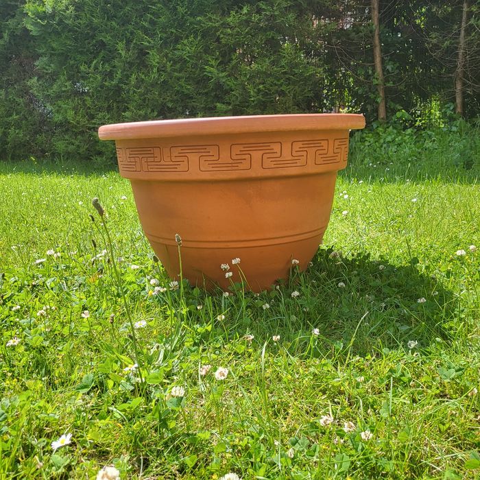 Wielka donica z tarakoty