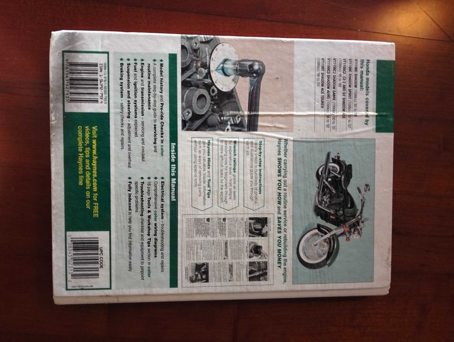 Haynes - Honda VT 1100 Shadow