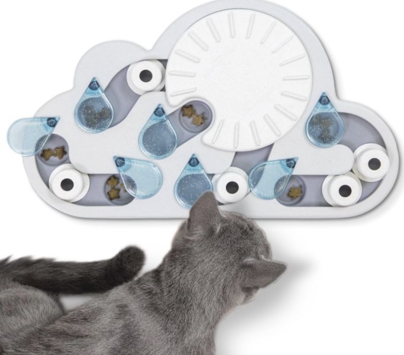 Zabawka Interaktywna • ININA OTTOSSON Cat Puzzle & Play Rainy Day