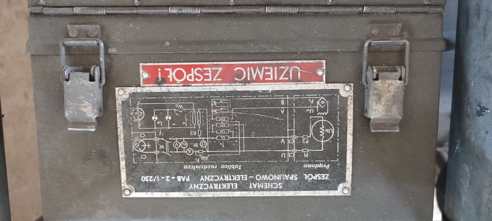 Agregat prądotwórczy wojskowy pab 2