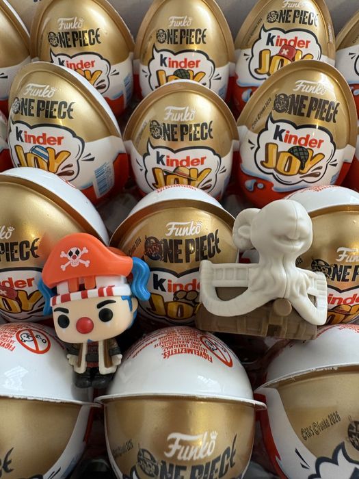 Kinder Joy One Piece — нова серія  Продаж коробкою 72 шт та 24 шт.