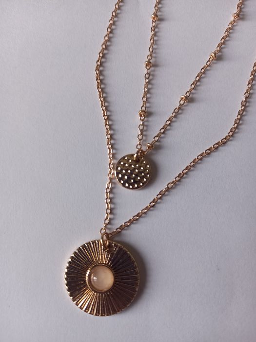 Naszyjnik z podwójnym łańcuszkiem