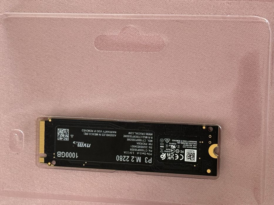SSD накопичувач Crucial P3 1 TB