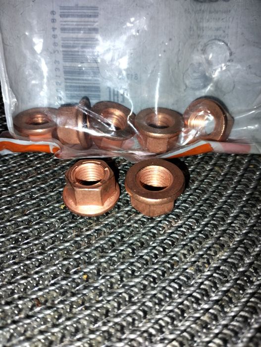 Miedziana nakrętka M10 x 1.25