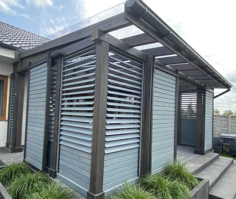 System ruchome żaluzje, Ruchome deseczki SHUTTERS sosna AB