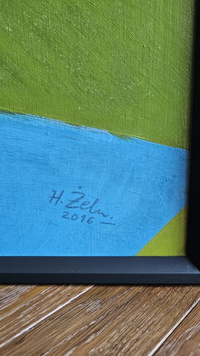 Henryk Żelaśkiewicz - Panna bezradna obraz olejny