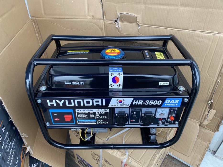 Генератор HYUNDAI 3.5 квт, XZ Корея, медь, бесплатная доставка