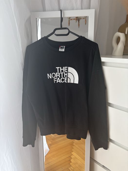 Klasyczna czarna damska bluza The North Face M 38 100% bawełna
