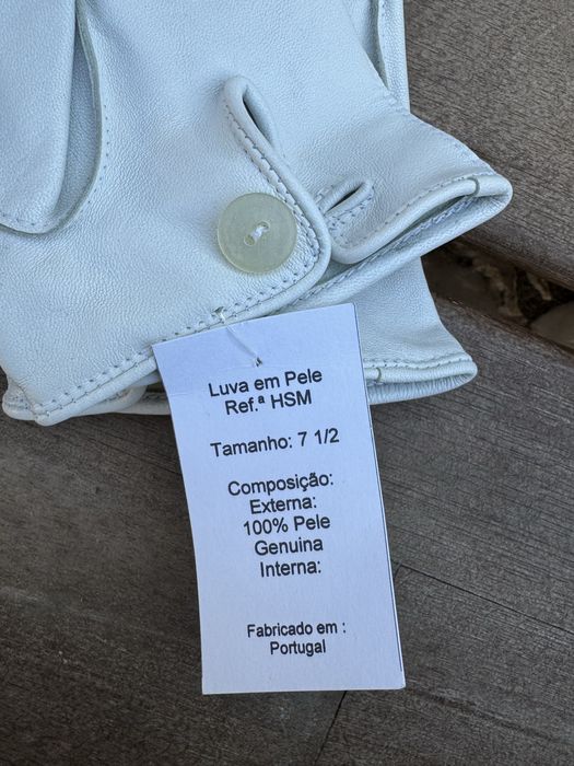 Luvas brancas novas militar