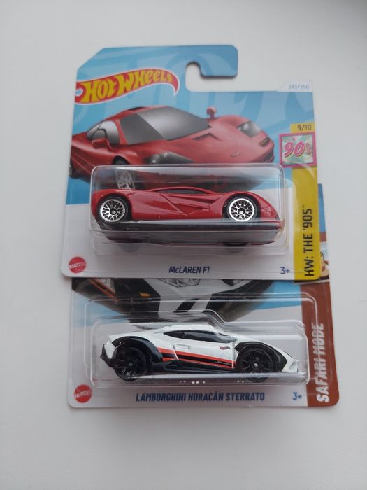 Hot Wheels Lamborghini Huracán Sterrato, McLaren  f1