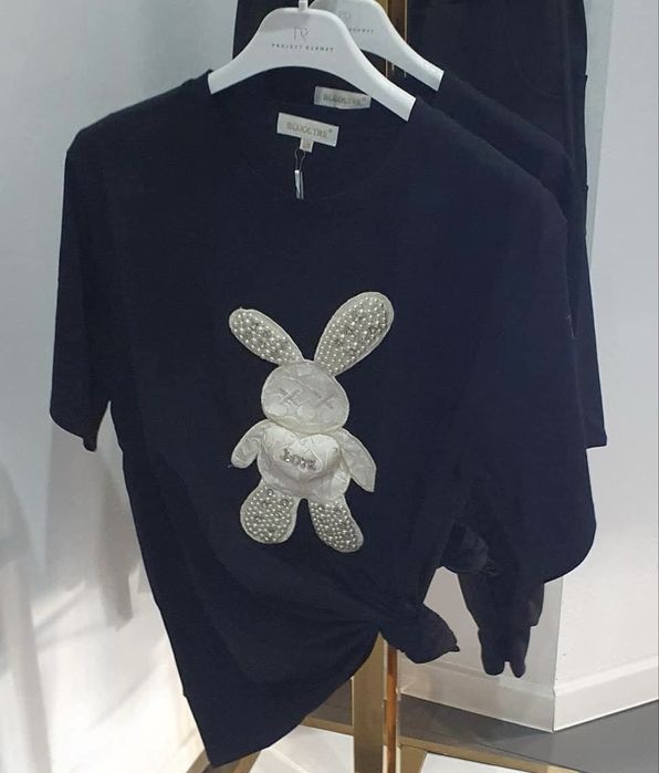 T-shirt Bluoltre S/M czarny