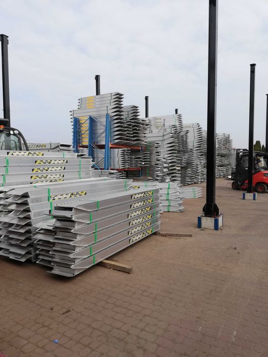 Najazdy Aluminiowe 4m 5500kg cert. CE Włoskie od ręki