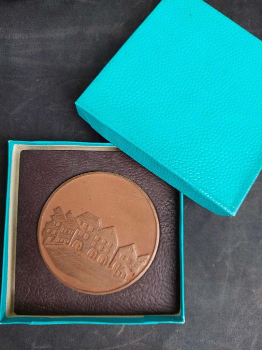 Medal PRL Podcienie tarnogórskie, sukiennice Tarnowskie Góry