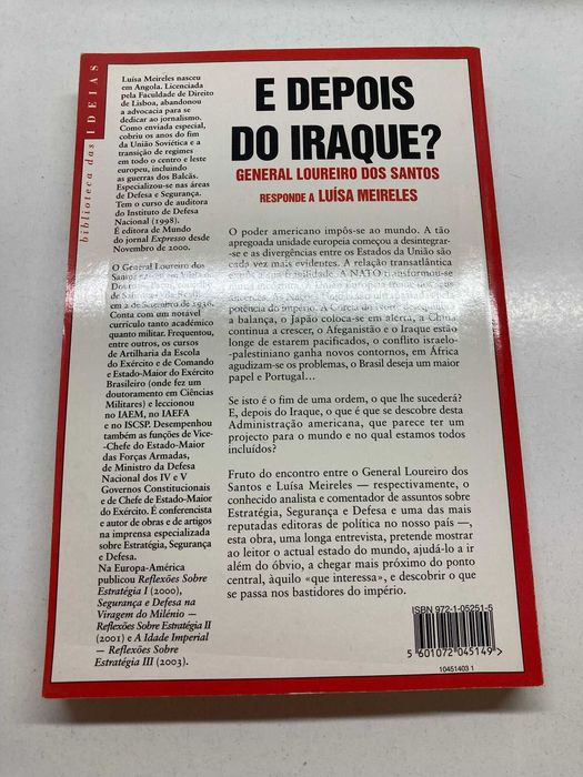 Livro - E Depois do Iraque? (ctt editorial grátis)