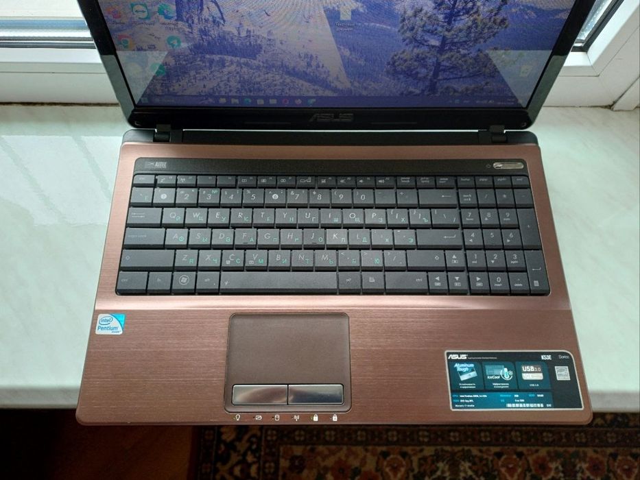 Asus K53Е ssd 240gb/3gb DDR3/Intel Pentium B950