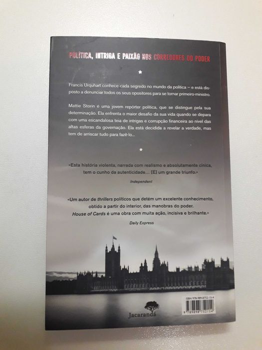 House of cards de Michael Dobbs