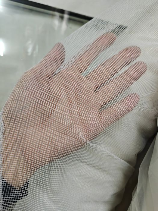 Сетка белая ткань