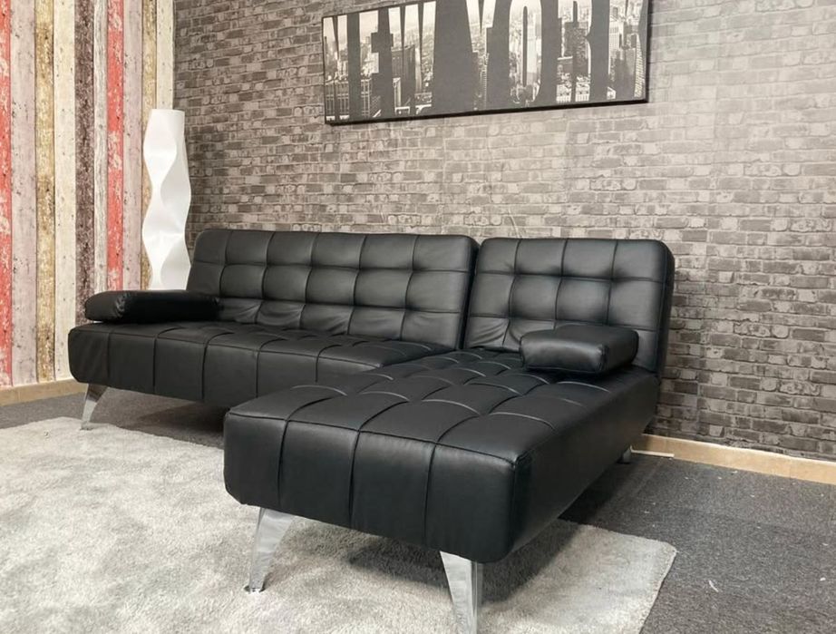 Novos Sofás-Cama, chaiselongue em pele sintéticas