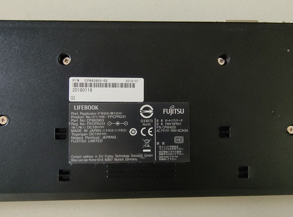 Docking station portátil Fujitsu