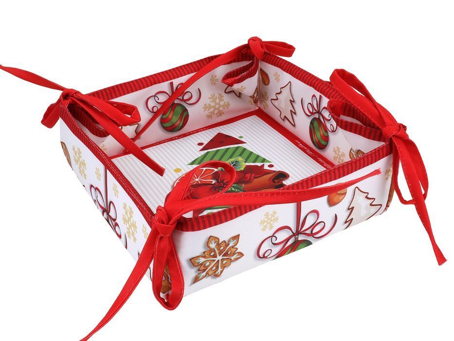 Koszyk na pieczywo mały - Boże Narodzenie (CARMANI)