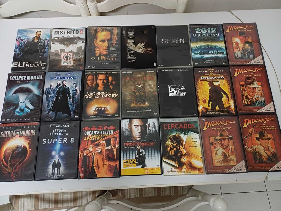 Dvd's de Filmes de Acção, Aventura e Guerra 129 unidades originais