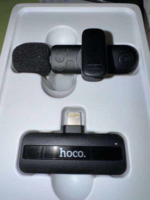 Мікрофон Hoco L20 бездротовий для iPhone Lightning новий
