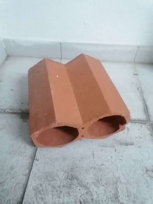 Garrafeira cerâmica sextavada dupla