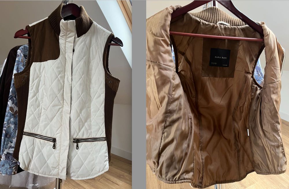 Bezrękawnik / kamizelka Zara Basic rozm. M/L
