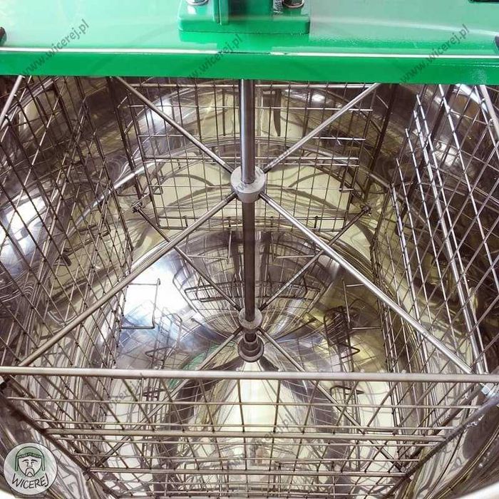 Miodarka 4 ramkowa WIELKOPOLSKA Nierdzewna Wirówka Ręczna Miodziarka