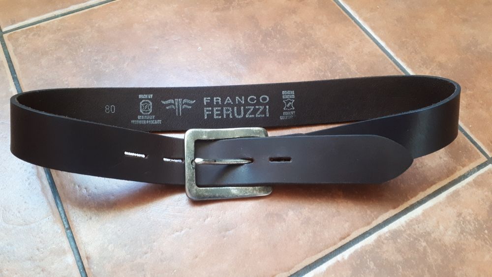 Pasek młodzieżowy skórzany 80cm