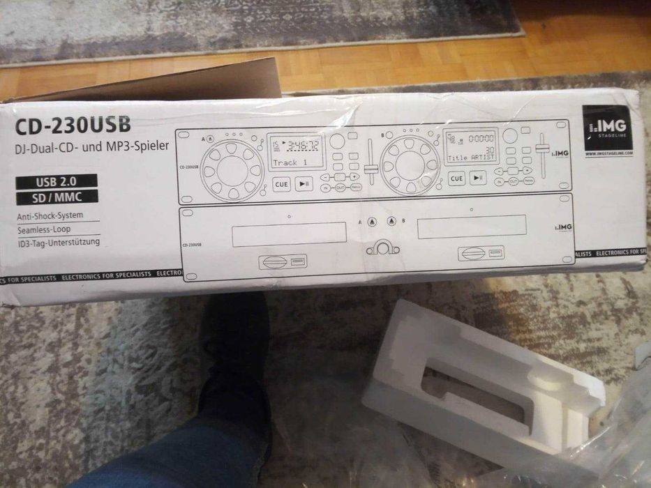 Odtwarzacz mp3 IMG CD-230USB DJ Dual-CD