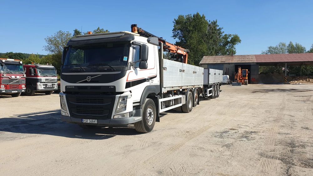 Volvo Volvo FM 460 / Zestaw Przyczepa Tandem / 6 X 2 / SKRZYNIOWY + HDS 2016